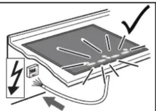 Sơ đồ hiển thị kết nối điện với công tắc, pin và nguồn điện, minh họa mạch điện hoặc thiết lập hệ thống.