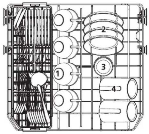 COMFEE CDW-8F60RB - Giò trên: - 1
