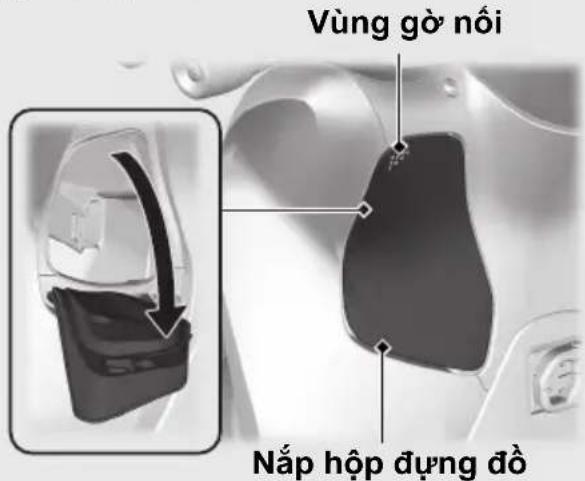 Vùng gò nói Nắp hộp dựng đồ