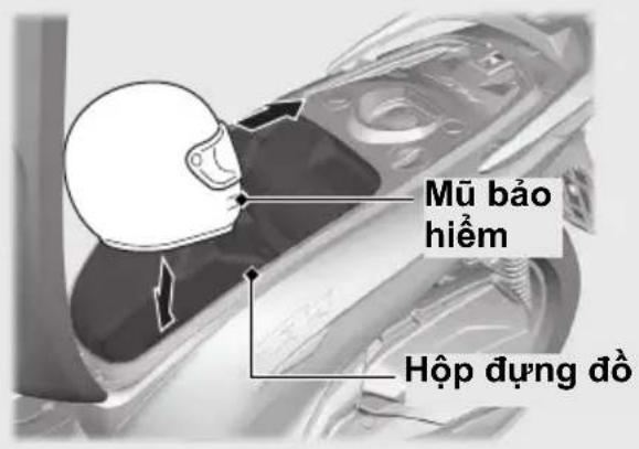 Mũ bảo hiểm Hộp dựng đồ