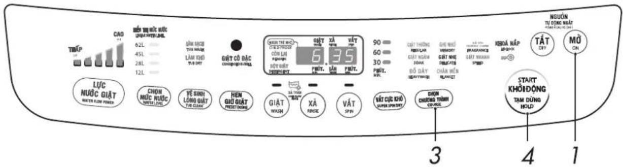 TOSHIBA AW-DC1005CV - Chương trình GIẮT NΗΣ "DELICATE" - 1