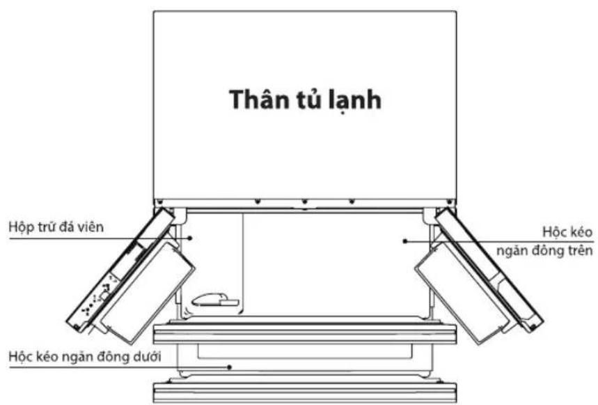 TOSHIBA GR-RF690WI-PGV67 - Bộ phận chính - 2