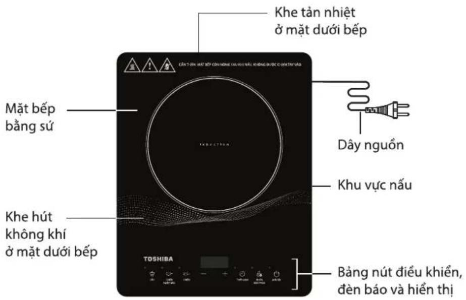 TOSHIBA IC-20R2SV - MÔTÀ BẾP - 1