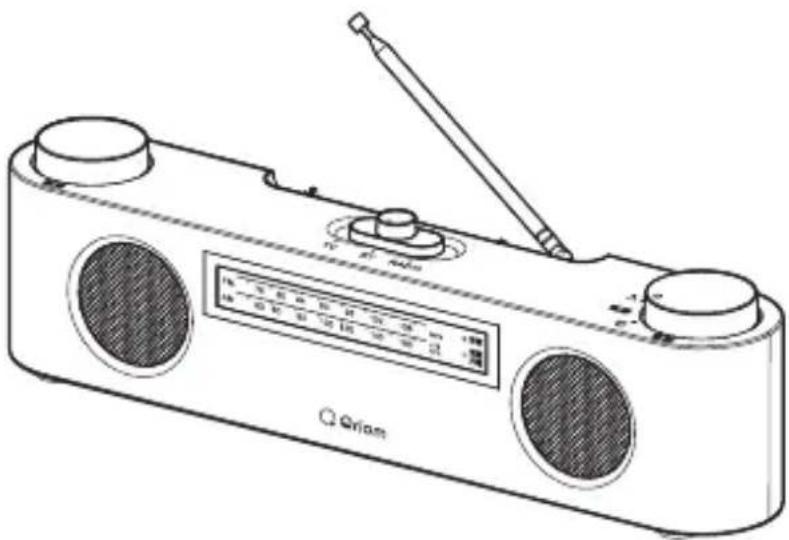 Qriom YTR-D700 - TV も音楽もどこでも楽しめる マルチお手元スピーカー - 1