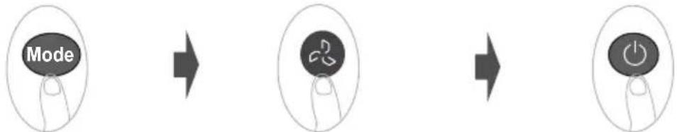 COMFEE CFS-10VGPF - Chế độ QUẠT - 1