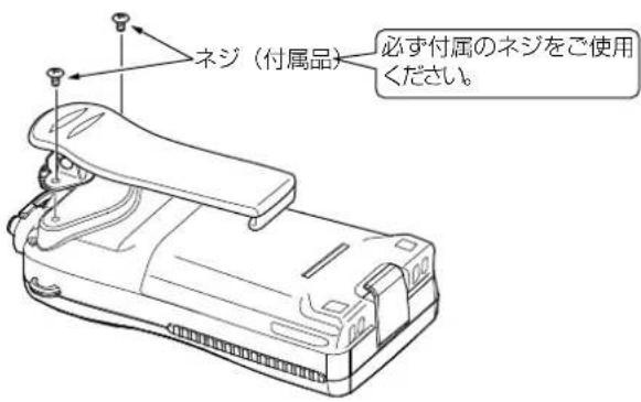 ネジ(付属品) 必ず付属のネジをご使用ください。