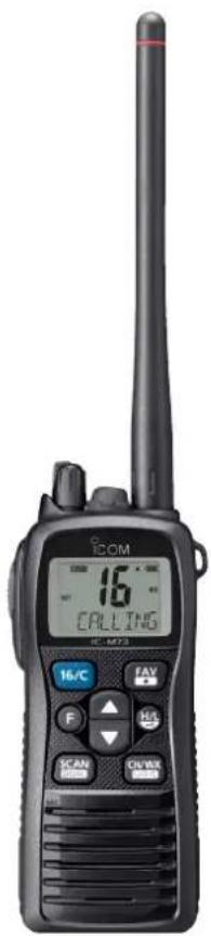 ICOM 16 W 16 CALLING EC-M73 16/C F IAY HCL SCAN CH/WX