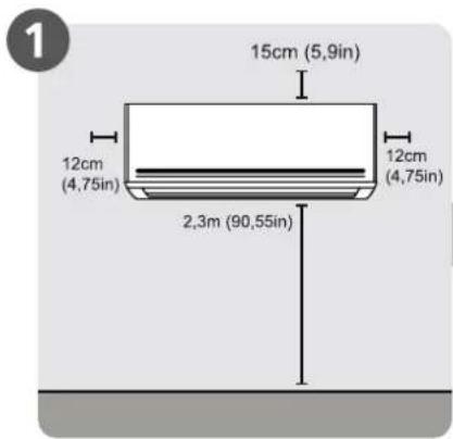 COMFEE CFS-10VHAFF - Tóm tắt quy trình lắp đặt – Dàn lạnh trong nhà - 1