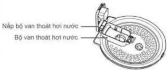 TOSHIBA RC-15IP1UVNK - Tháo lắp nắp bộ van thoát hơi nước - 2