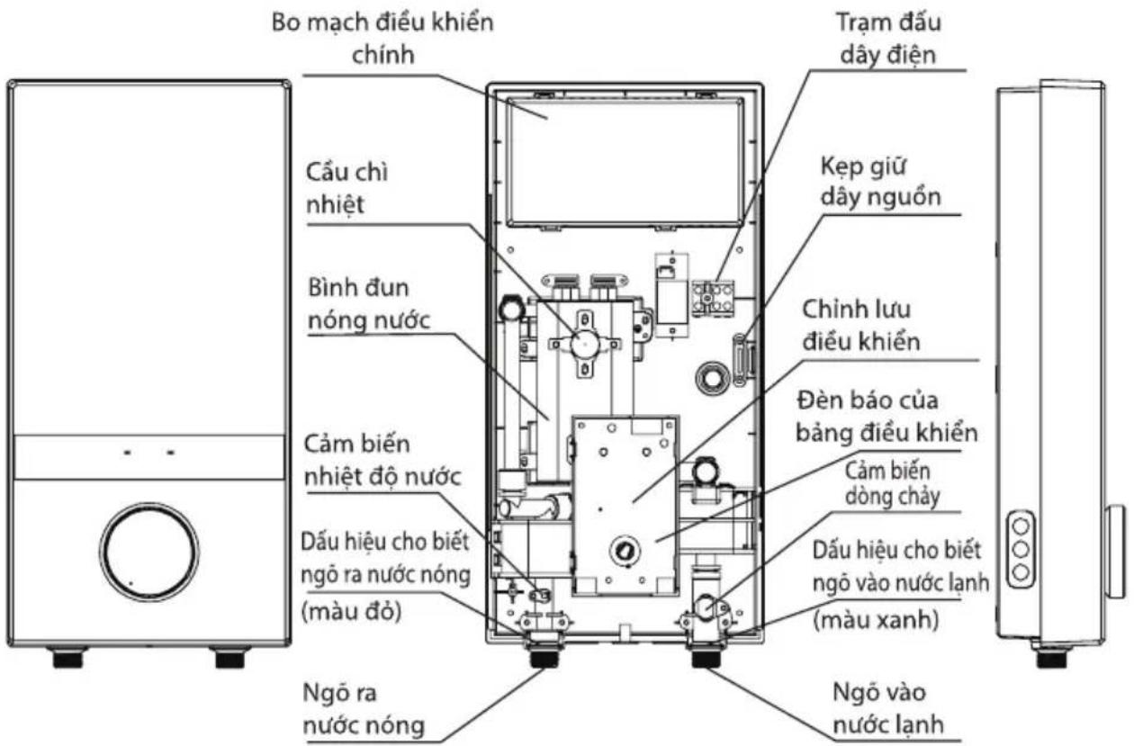 TOSHIBA TWH-45MCNVNS-WB - Mô tả các bộ phận - 1