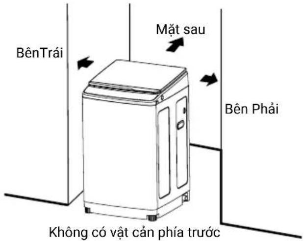 HITACHI LTL 09MV00 - Nơi lắp đặt máy giặt - 1