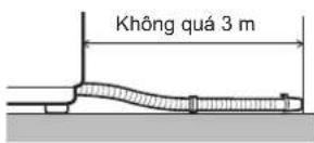 SAMSUNG WA12W9 - KHUYÊN CÁO KHI BỐ TRÍ ÓNG XẢ - 1