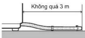 SAMSUNG WA11W9 - KHUYÊN CÁO KHI BỐ TRÍ ÓNG XẢ - 1