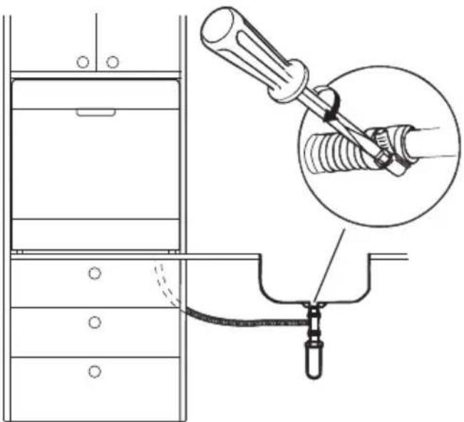 COMFEE CDW-10F60TB - Kết nối ống xả - 2