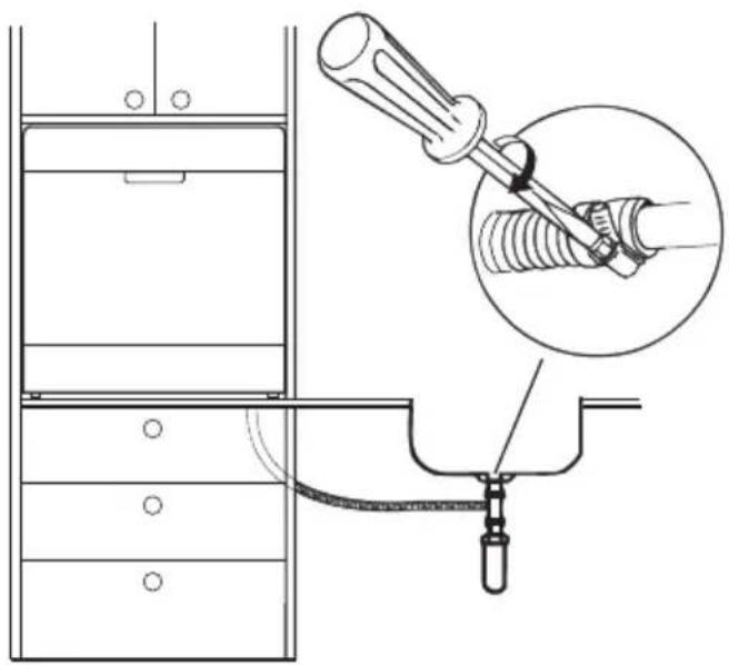 COMFEE CDW-10F60TB - Connection Of Drain Hoses - 3