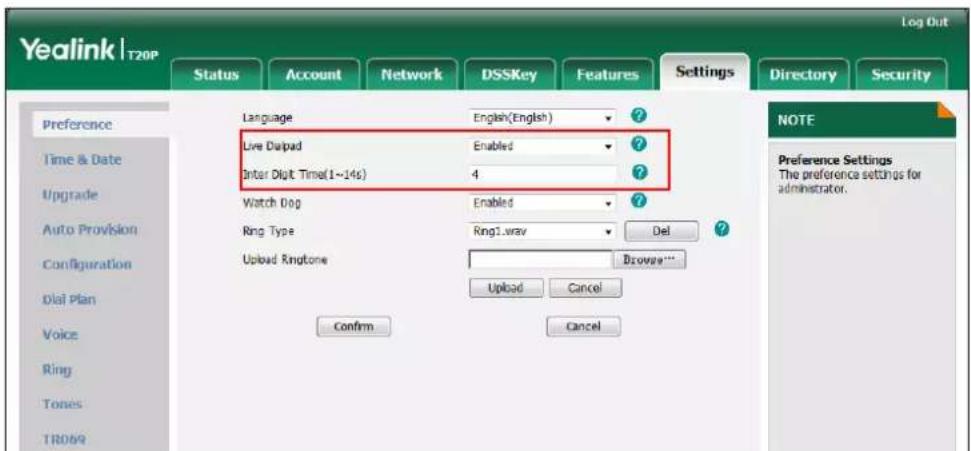 Yealink SIP-T20p - Live Dialpad - 1