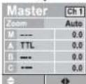 NISSIN DI 866 - The mode available on the Master flash is TTL or M mode. - 3