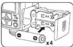 NISSIN DI 866 - Inserting batteries - 2