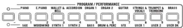 KORG MicroARRANGER - SELECTING A PERFORMANCE - 2
