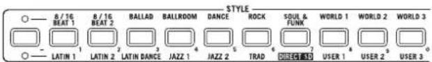 KORG MicroARRANGER - SELECTING A STYLE - 2