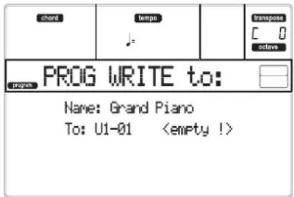 KORG MicroARRANGER - THE 'WRITE' WINDOW - 1