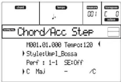 KORG MicroARRANGER - CHORD/ACC STEP RECORDING - 2