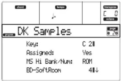 KORG MicroARRANGER - PAGE 2 - DK SAMPLES (DRUM PROGRAMS) - 1