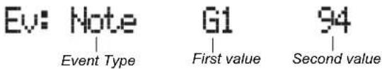 KORG MicroARRANGER - EVENT EDIT PROCEDURE - 6