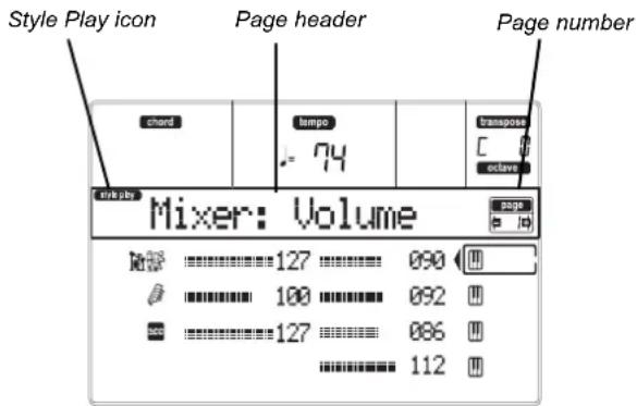 KORG MicroARRANGER - EDIT PAGE STRUCTURE - 1