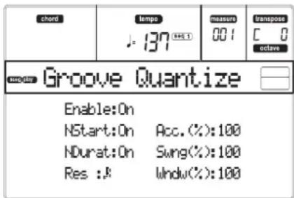 KORG MicroARRANGER - EFFECTS IN SONG PLAY MODE - 1