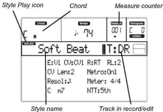 KORG MicroARRANGER - MAIN PAGE - 1