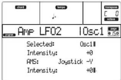 KORG MicroARRANGER - PAGE 15 - AMP LFO2 - 1
