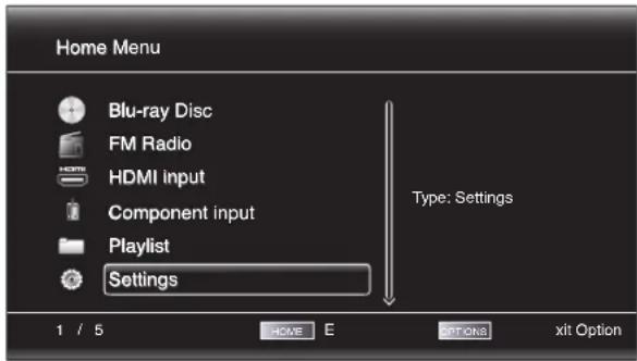HARMAN KARDON BDS 370 - General Settings - 5
