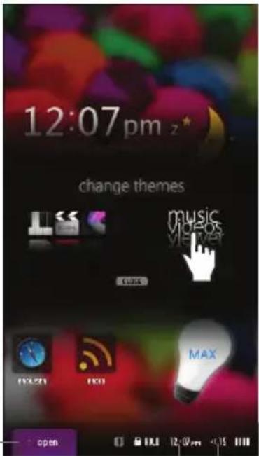 COWON iAudio X7 - + Main screen - 3