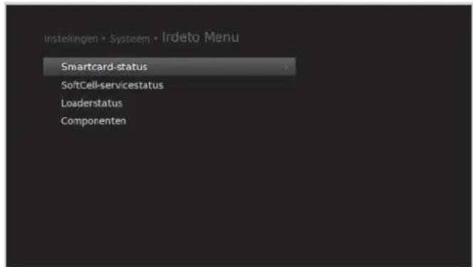 HUMAX iHDR-5200C - Irdeto Menu - 1