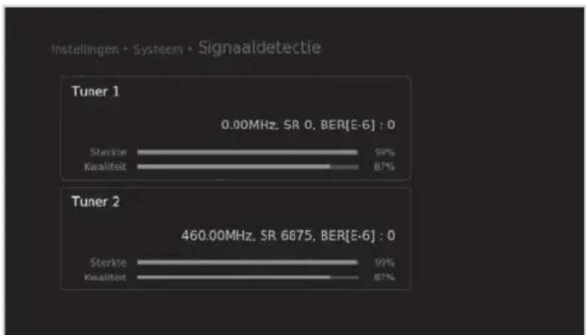 HUMAX iHDR-5200C - Signaaldetectie - 1