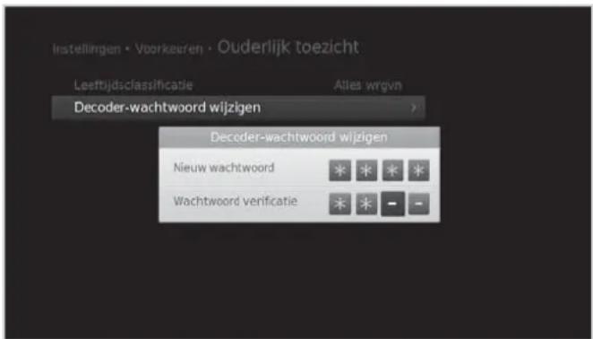 HUMAX iHDR-5200C - Wachtwoord wijzigen - 1