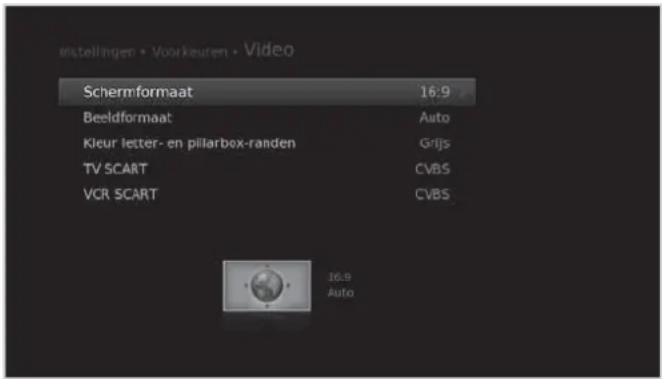 HUMAX iHDR-5200C - Beeldformaat instellen - 1
