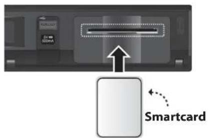 HUMAX iHDR-5200C - De smartcard plaatsen - 1