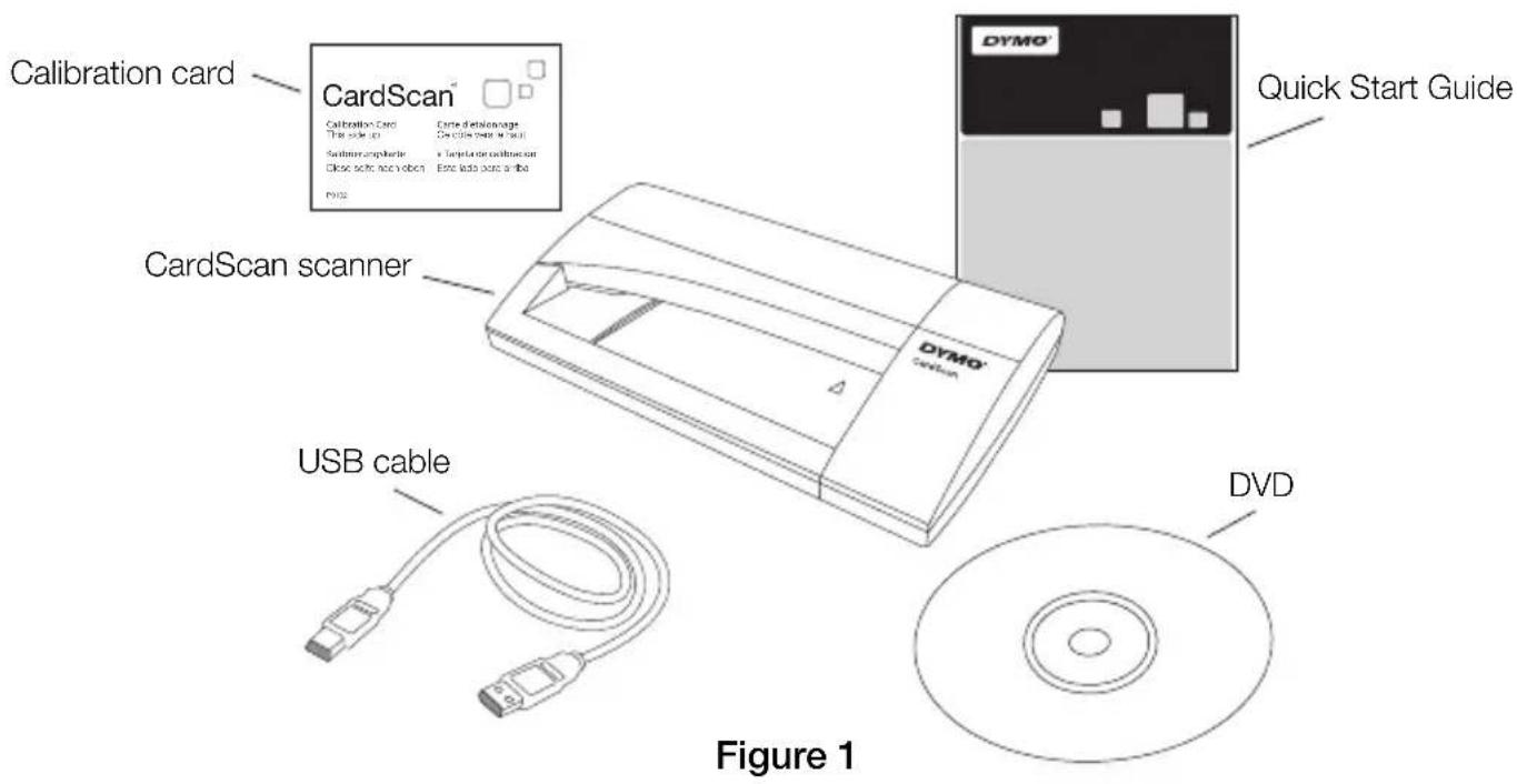 DYMO CardScan Executive - Unpacking your CardScan Scanner - 1