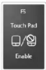 TOSHIBA Qosmio X870-152 - Disabling or enabling the touch pad - 3