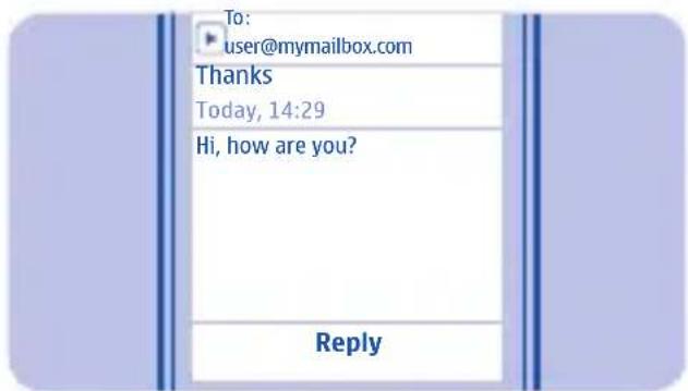 NOKIA Asha 203 - Send a mail - 13