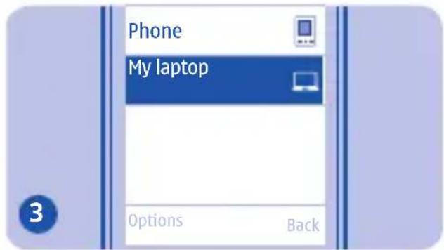 NOKIA Asha 203 - Send a photo using Bluetooth - 2