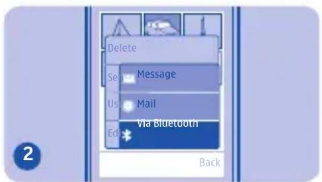 NOKIA Asha 203 - Send a photo using Bluetooth - 5