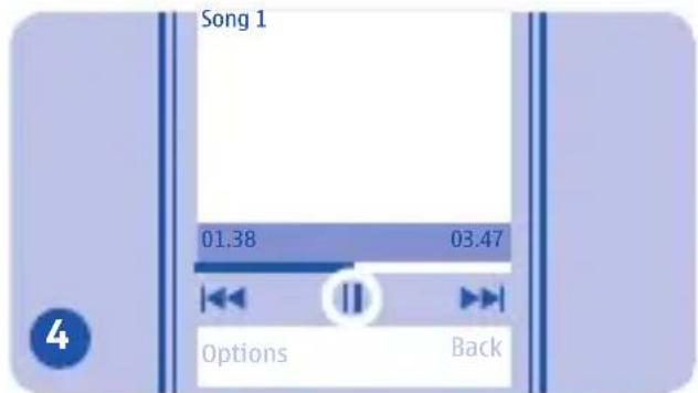 NOKIA Asha 203 - Play a song - 4