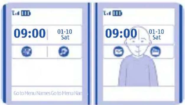 NOKIA Asha 203 - Personalise your home screen - 1
