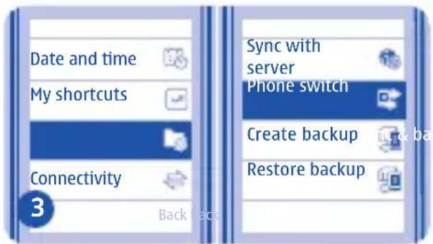 NOKIA Asha 203 - Copy content from your old phone - 2