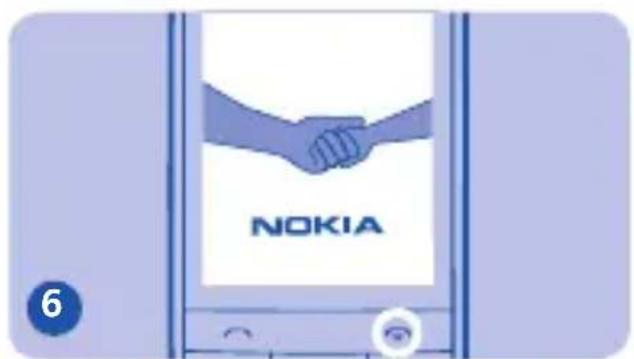 NOKIA Asha 203 - Insert a SIM card and battery - 6