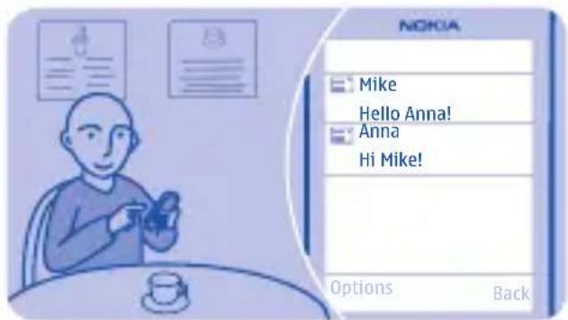 NOKIA Asha 203 - Send a mail - 1