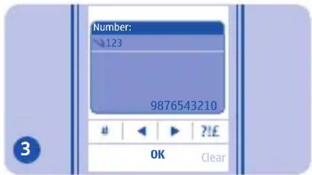 NOKIA Asha 203 - Save a name and phone number - 2